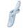 Satisfyer Heat Flex 4 - δονητής με θερμαινόμενο βραχίονα κλειτορίδας (ασημί)