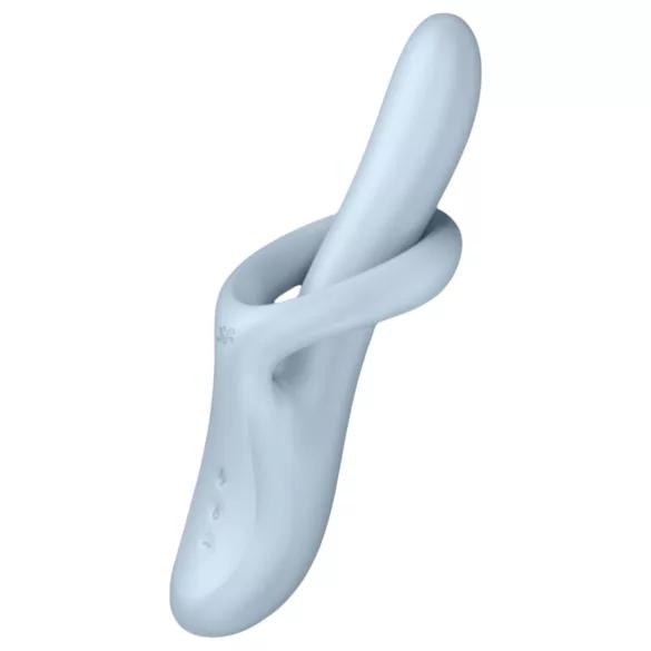 Satisfyer Heat Flex 4 - δονητής με θερμαινόμενο βραχίονα κλειτορίδας (ασημί)