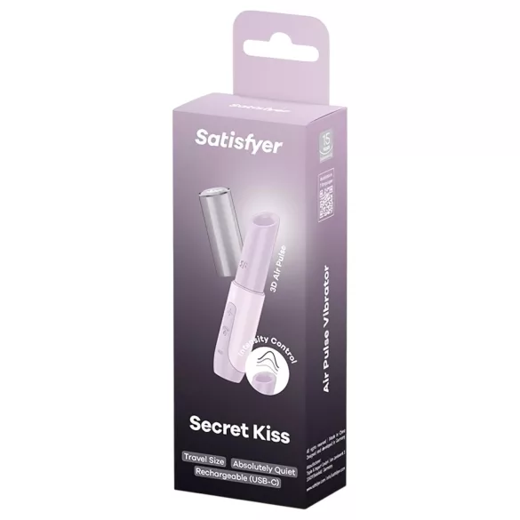 Satisfyer Secret Kiss - διεγέρτης κλειτορίδας με κύματα αέρα - ροζ