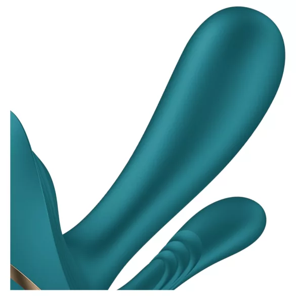Satisfyer Top Secret+ - 3 άκρων, φορητός δονητής (πράσινο)