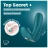 Satisfyer Top Secret+ - 3 άκρων, φορητός δονητής (πράσινο)