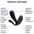 Satisfyer Top Secret+ - 3 άκρων, φορητός δονητής (πράσινο)