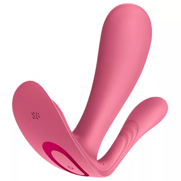 Satisfyer Top Secret+ - φορετός δονητής σημείου G και πρωκτού (ροζ)
