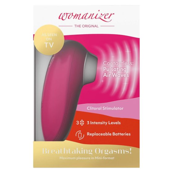 Womanizer Mini - Airwave clitoral stimulator (burgundy)