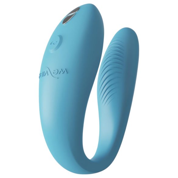 We-Vibe Sync Go - έξυπνος επαναφορτιζόμενος δονητής ζευγαριού (τιρκουάζ)