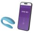 We-Vibe Sync Go - έξυπνος επαναφορτιζόμενος δονητής ζευγαριού (τιρκουάζ)