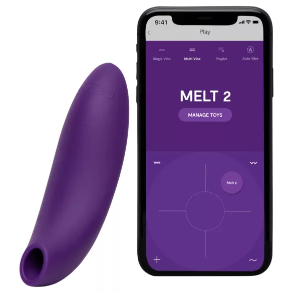 We-Vibe Melt 2 - Εφαρμογή-ελεγχόμενος διεγέρτης κλειτορίδας με κύματα αέρα (μοβ)