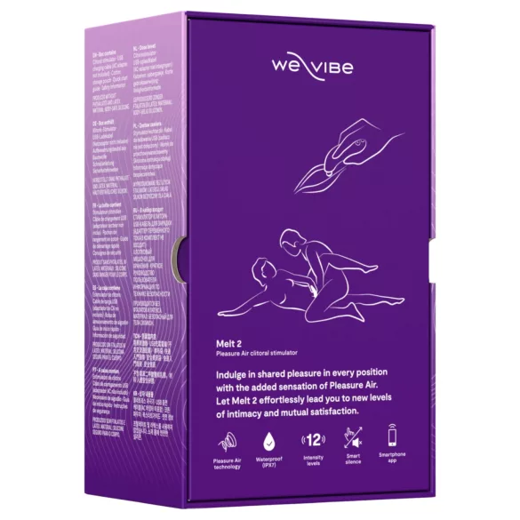 We-Vibe Melt 2 - Εφαρμογή-ελεγχόμενος διεγέρτης κλειτορίδας με κύματα αέρα (μοβ)