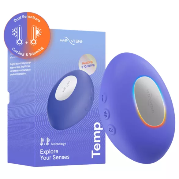 We‑Vibe Temp - δονητής διέγερσης κλειτορίδας με ψύξη και θέρμανση (μπλε)