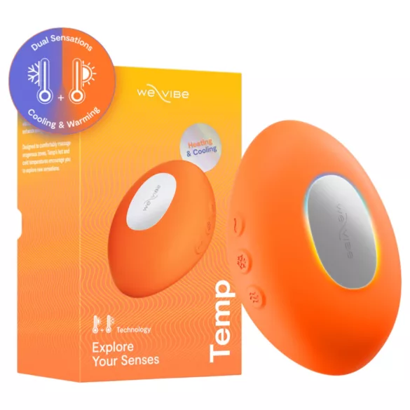We-Vibe Temp - δονητής διέγερσης κλειτορίδας με ψύξη και θέρμανση (πορτοκαλί)