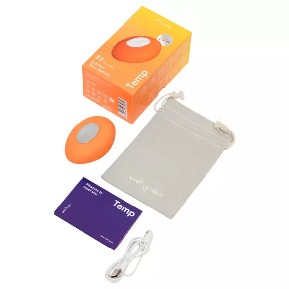 We-Vibe Temp - δονητής διέγερσης κλειτορίδας με ψύξη και θέρμανση (πορτοκαλί)