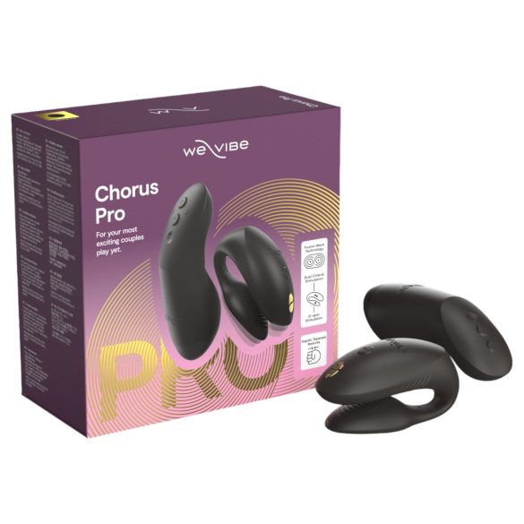 We-Vibe Chorus Pro - έξυπνος, τηλεχειριζόμενος διπλός δονητής (μαύρο)