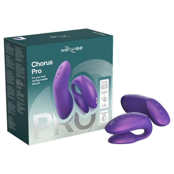 We-Vibe Chorus Pro - έξυπνος, τηλεχειριζόμενος δονητής ζευγαριών (μωβ)
