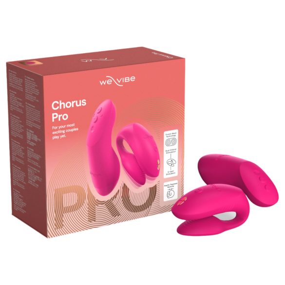 We-Vibe Chorus Pro - έξυπνος ροζ δονητής για ζευγάρια με τηλεχειριστήριο