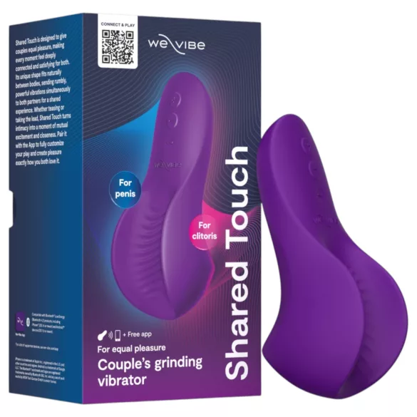 We-Vibe Shared Touch - έξυπνος δονητής ζευγαριού (μωβ)