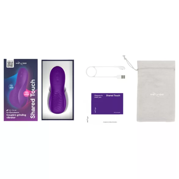 We-Vibe Shared Touch - έξυπνος δονητής ζευγαριού (μωβ)