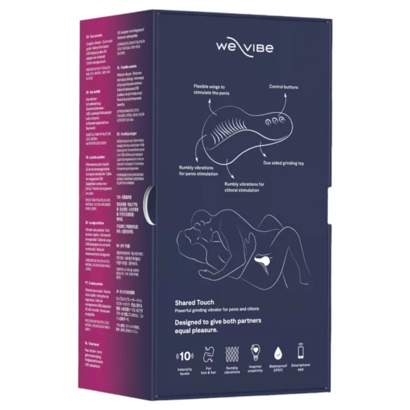 We-Vibe Shared Touch - έξυπνος δονητής ζευγαριού (μωβ)