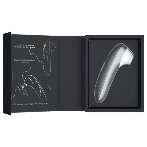 Womanizer Pro - διεγέρτης κλειτορίδας με κύματα αέρα (γκρι)