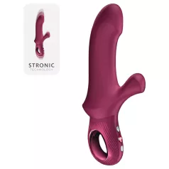   Fun Factory Bi Stronic Curve - παλμικός δονητής με κλειτοριδικό βραχίονα (κόκκινο)