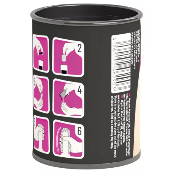 Mystim - ανδρικό αυνανιστήρι με κουκκίδες - λευκό