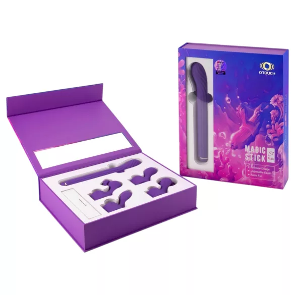 Magic Stick S1 - δονητής πολλαπλών λειτουργιών - μοβ