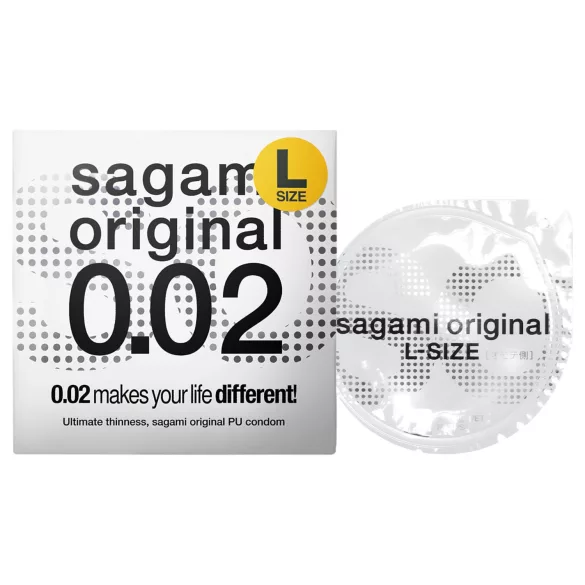 Sagami Original 0.02 L - προφυλακτικό - 58mm - 1 τεμάχιο