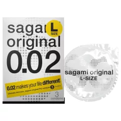   Sagami Original 0.02 L - προφυλακτικό - 58mm - 3 τεμάχια