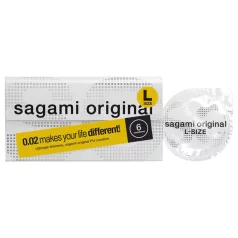   Sagami Original 0.02 L - προφυλακτικό - 58mm - 6 τεμάχια