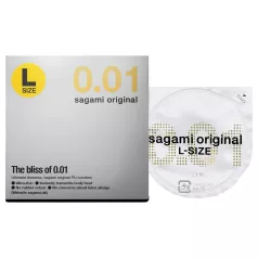   Sagami Original 0,01 L - προφυλακτικό - εξαιρετικά λεπτό 58mm (1 τεμ)