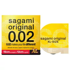   Sagami Original 0,02 XL - προφυλακτικό - XL μέγεθος 61mm - 1 τεμ