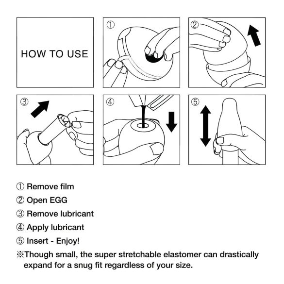 TENGA Egg Brush - αυγό μασάζ απόλαυσης (6τμχ)