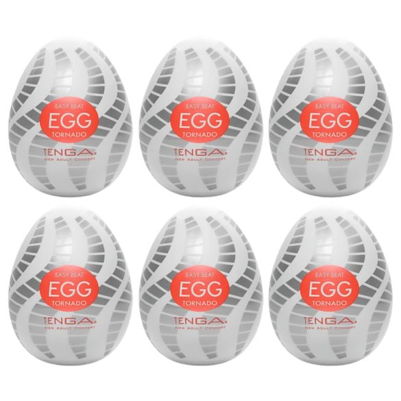 TENGA Egg Tornado - αυγό δονητής (6τμχ)