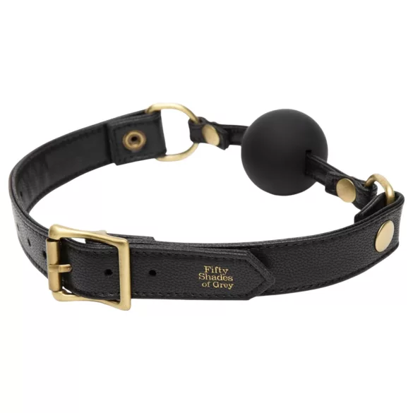 Fifty Shades of Grey - Στόμιο bondage - Δέρμα - Μαύρο