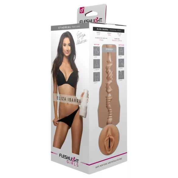 Fleshlight Eliza Ibarra Ethereal - ρεαλιστικό τεχνητό αιδοίο (φυσικό χρώμα)