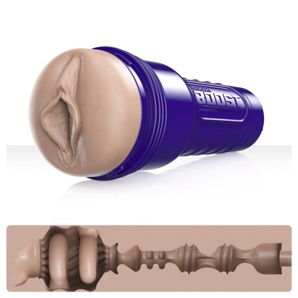 Fleshlight Boost Bang - ρεαλιστικό αυνανιστήρι μουνί (φυσικό)