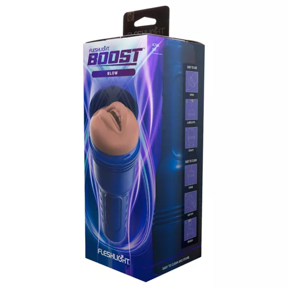 Fleshlight Boost Blow - ανδρικός αυνανιστής στόμα - ρεαλιστικό σιλικόνη φυσικό