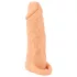Nature Skin - προέκταση πέους & τεχνητός κόλπος - 18cm φυσικό χρώμα