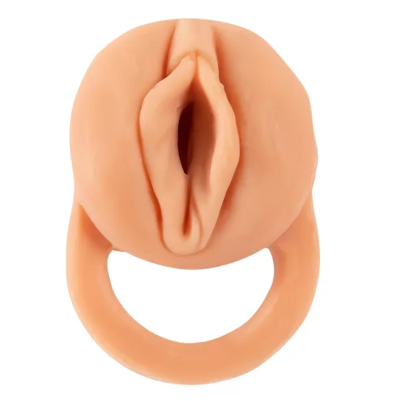 Nature Skin - προέκταση πέους & τεχνητός κόλπος - 18cm φυσικό χρώμα