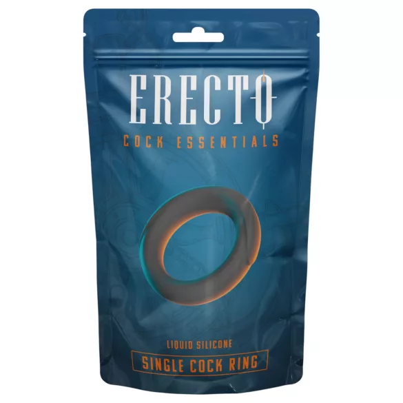 Erecto - δαχτυλίδι πέους - μαύρο