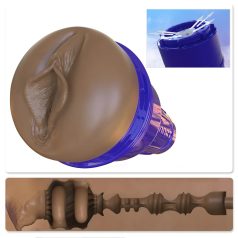   Fleshlight Boost Bang - ρεαλιστικό αυνανιστήρι κόλπου (καφέ)