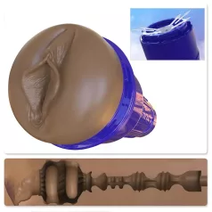   Fleshlight Boost Bang - ανδρικός αυνανιστής ρεαλιστικό αιδοίο - καφέ