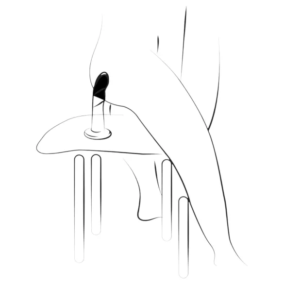 ROMP Piccolo - δονητής σιλικόνης εύκαμπτος - μπλε/μωβ