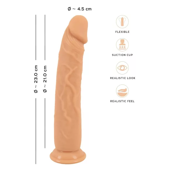 You2Toys - ρεαλιστικό dildo άνδρας - ευρωπαϊκός εραστής 23cm