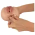 Realistixxx Real Stroker - ρεαλιστικό κολπικό και πρωκτικό ανδρικό αυνανιστήρι (στο χρώμα του δέρματος)