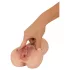 Realistixxx Real Stroker - ρεαλιστικό κολπικό και πρωκτικό ανδρικό αυνανιστήρι (στο χρώμα του δέρματος)