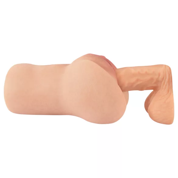 Realistixxx Real Stroker - ρεαλιστικό κολπικό και πρωκτικό ανδρικό αυνανιστήρι (στο χρώμα του δέρματος)