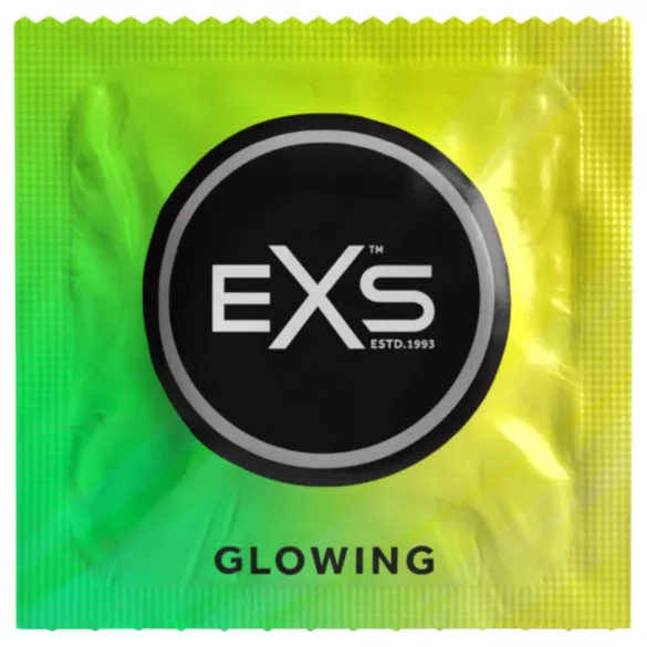 EXS Glow - φωσφορίζον προφυλακτικό (3 τεμ.)