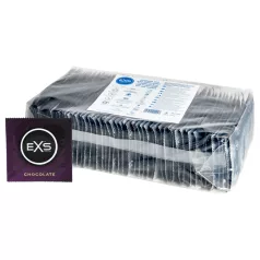   EXS Hot Chocolate - προφυλακτικά με γεύση σοκολάτα - μαύρα - 100 τεμάχια