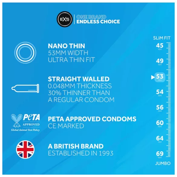 EXS - προφυλακτικό εξαιρετικά λεπτό - 3 τεμάχια