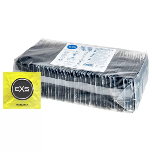 EXS Banana - προφυλακτικά με γεύση μπανάνα (100 τεμ.)